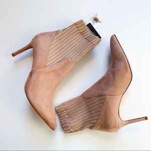Zara Shoes - 🔥sale 🔥NWT Zara blush heeled sock boots Zara Shoes - 🔥sale 🔥NWT Zara blush heeled sock boots